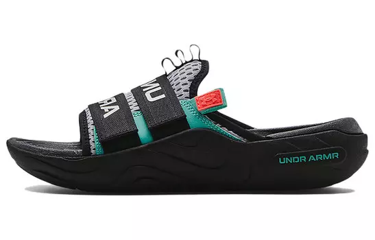 UA Лунный Новый год шлепанцы мужские черные/серые Under Armour