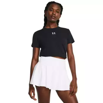 Ua Rival Core SS-Blk Under Armour Женская футболка, чёрный
