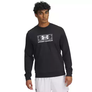 UA Rival Terry Logo Crew Under Armour мужская толстовка, чёрный