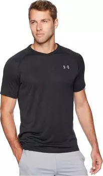 UA Tech с V-образным вырезом Under Armour, цвет Black/Graphite