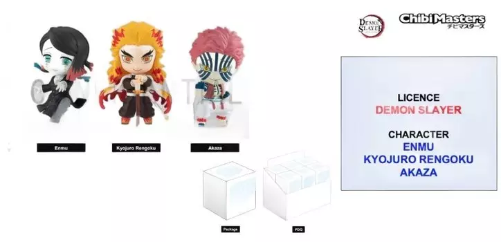 Убийца демонов - фигурка чибимастерс 8см - том 2 'коробка 12 шт' Inna marka