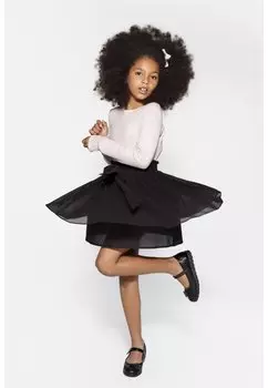 юбка А-силуэта Coccodrillo, черный