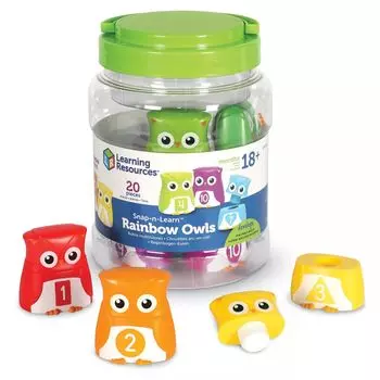 Учебные ресурсы Snap-n-Learn Owls Learning Resources