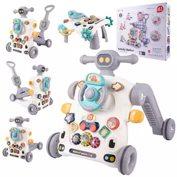 Учебный настольный самокат с рулевым колесом Push Walker 6in1 MalPlay