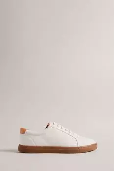 Udamou белые кожаные спортивные туфли Ted Baker, белый