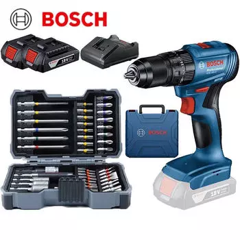 Ударная дрель Bosch, электрическая отвертка GSB185-LI, литиевая электрическая ручная дрель, электроинструмент