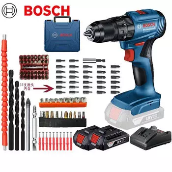 Ударная дрель Bosch, электрическая отвертка GSB185-LI, литиевая электрическая ручная дрель, электроинструмент