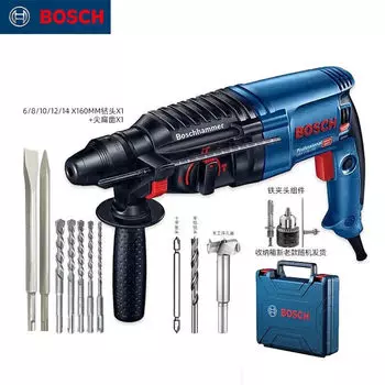 Ударная дрель Bosch, электрический молоток, электрический кирка, украшение для дома «три в одном», высокая мощность