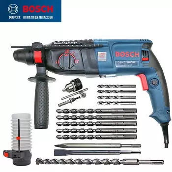 Ударная дрель Bosch GBH2-26DRE со сверлами