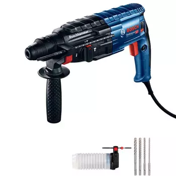 Ударная дрель Bosch GBH-2-24-DRE + пылезащитный чехол, чехол для сверла