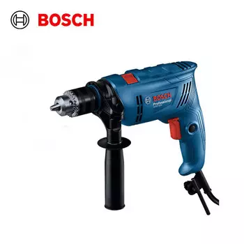Ударная дрель Bosch, ручная дрель, электрическая отвертка, 600 Вт, многофункциональный электроинструмент GSB 600