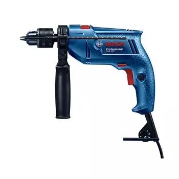 Ударная дрель проводная Bosch GSB 550 с ручкой