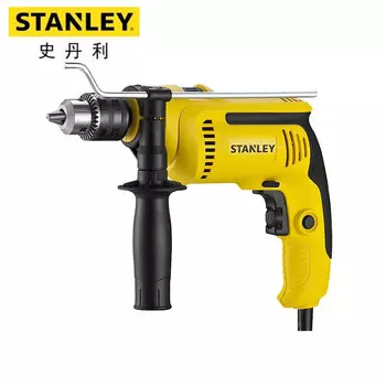 Ударная дрель Stanley, 700 Вт, многофункциональная пистолетная дрель, электрическая ручная дрель с регулируемой скоростью, двойного назначения, 13 мм SDH700-A9