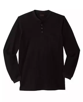 Удлиненная футболка Henley с термокарманом Big & Tall от Kingразмера Boulder Creek, синий