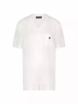 Удлиненная футболка с логотипом Lorena Antoniazzi, белый