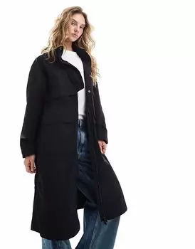 Удлиненная куртка Barbour International Roxanne черного цвета