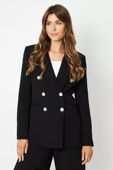 Удлиненная куртка премиум-класса с вышивкой в стиле милитари Wallis, черный