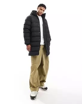 Удлиненная куртка-пуховик French Connection черного цвета