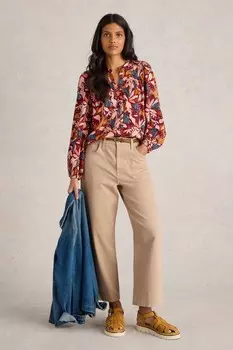 Удлиненная рубашка Teresa из 100% хлопка White Stuff, фиолетовый