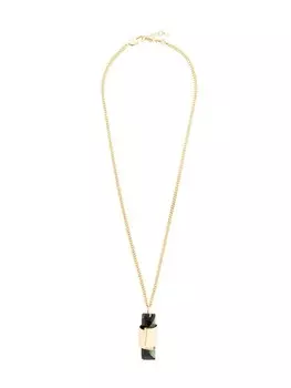 Удлиненное колье 'Agate Stone' с подвеской Coup De Coeur, золотой