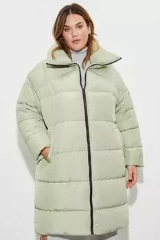 Удлиненное пальто с подкладкой Curve Dorothy Perkins, зеленый