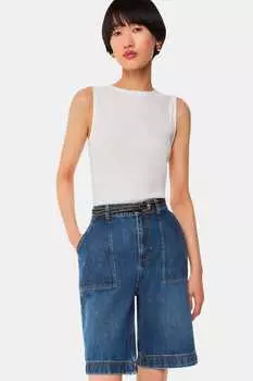 Удлиненные джинсовые шорты Raya Whistles, синий