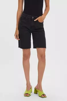 Удлиненные джинсовые шорты VERO MODA, черный