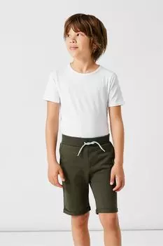 Удлиненные шорты для мальчиков Name It, зеленый