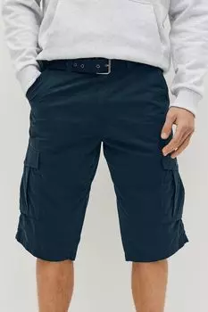 Удлиненные шорты карго с поясом Next, синий