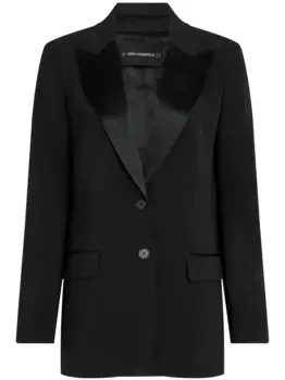 Удлиненный блейзер KARL LAGERFELD, черный