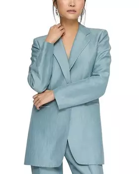 Удлиненный блейзер Lafayette 148 New York, синий