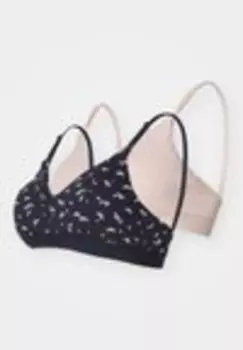 Удлиненный бюстгальтер 2 PACK Marks & Spencer, темно-синий