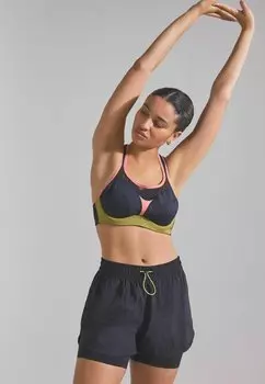 Удлиненный бюстгальтер Active High Impact Regular Fit Next, черный
