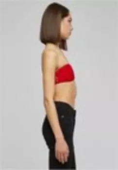 Удлиненный бюстгальтер BANDEAU Urban Classics, красный