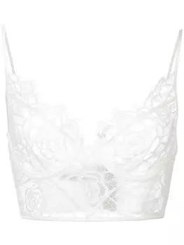 Удлиненный бюстгальтер 'Coquette' Kiki de Montparnasse, белый