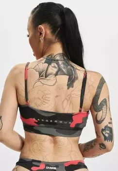 Удлиненный бюстгальтер Dangerous DNGRS, черный