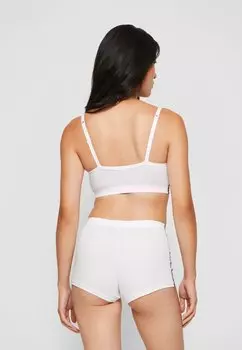 Удлиненный бюстгальтер Scoop Bralette adidas Originals, белый