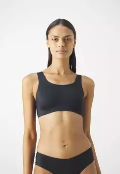 Удлиненный бюстгальтер SVEA U NECK Lindex, черный