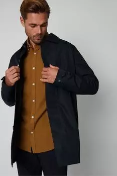 Удлиненный индивидуальный Mac с защитой от душа Gretna Threadbare, темно-синий