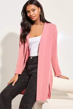 Удлиненный кардиган Lipsy, розовый