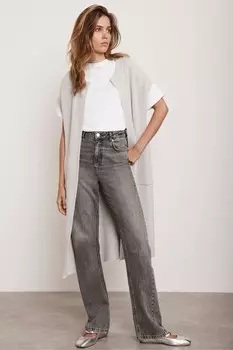 Удлиненный кардиган Mint Velvet, серый