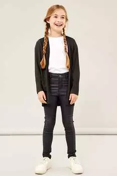 Удлиненный кардиган Name It, черный