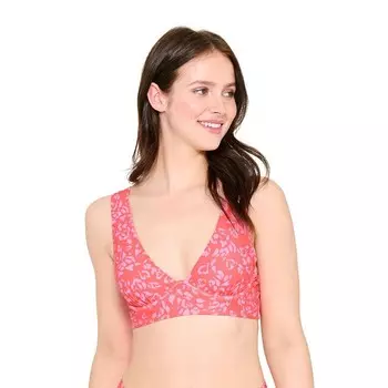 Удлиненный купальный топ с лямкой на косточках для юниоров Ninety-Nine° Leoop Heart Ninety-Nine Degrees, цвет Leop Heart