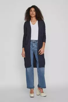 Удлиненный легкий кардиган Vila, синий