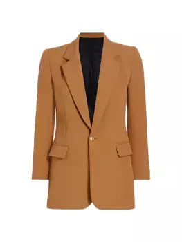 Удлиненный пиджак Davin A.L.C., цвет british khaki