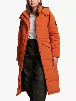 Удлиненный пуховик Everest Superdry, пюре из тыквы
