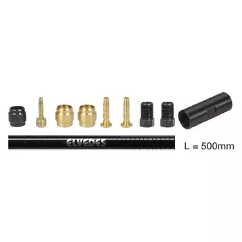 Удлинительный шланг Elvedes MAGURA, черный / черный / серебристый