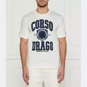 Удобная футболка Aeronautica Militare, белый