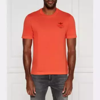 Удобная футболка Aeronautica Militare, оранжевый