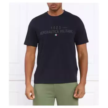 Удобная футболка Aeronautica Militare, синий